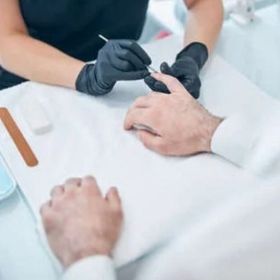 male manicures at top beauty salon in northwood, middlesex